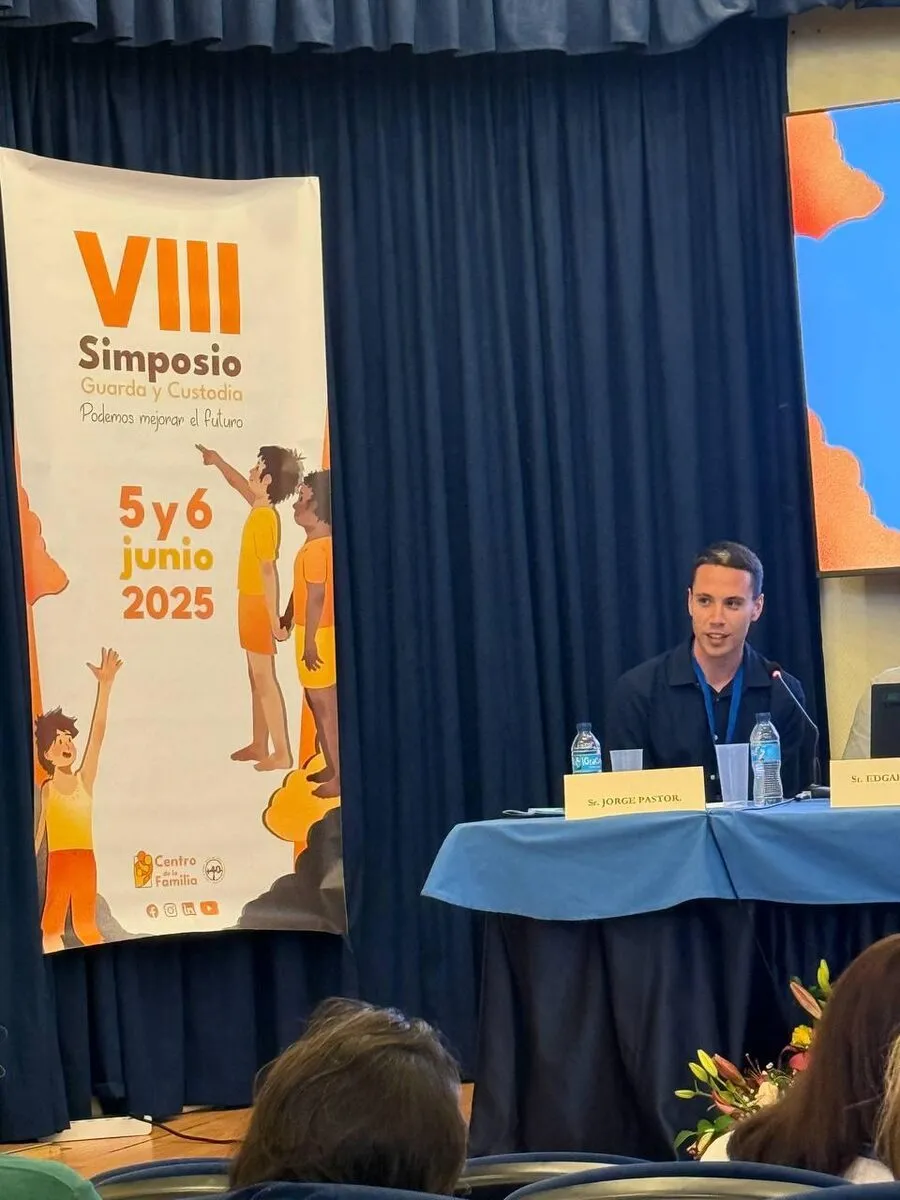 Jorge Pastor en el VIII Simposio de Guarda y Custodia, en junio de 2025
